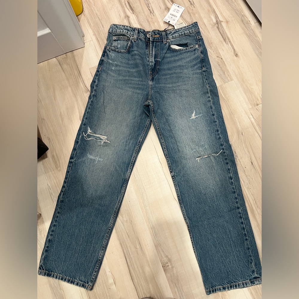 Zara High Rise Women Jeans - Blue